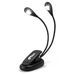 Tiger Music Stand Light with Dual Head & 2x Quality LED Lights