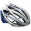 Bell Gage Helmet Silver Blue Stripes Size L
