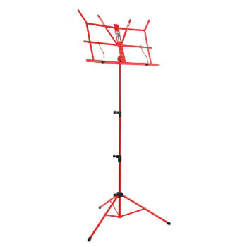 Tiger Portable Folding Sheet Music Stand - Red