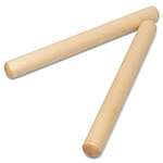 Theodore Natural Wooden Claves - 20cm Length Pair of Claves