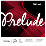 D'Addario Prelude 3/4 Size Medium Tension Violin Strings