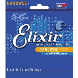 Elixir Nanoweb Electric Guitar Strings