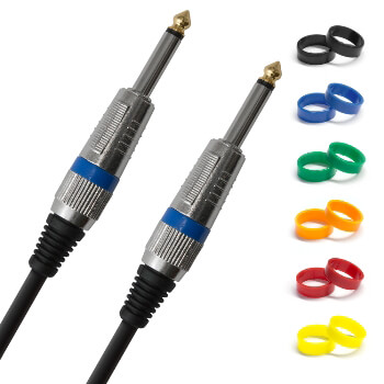 Tiger 3m (10ft) 6.3mm (1/4 inch) Jack to Jack Instrument Cable