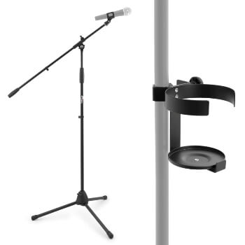 Tiger Boom Microphone Stand with Drinks Cup Holder