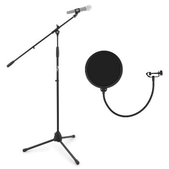 Tiger Boom Microphone Stand & Pop Filter Pack