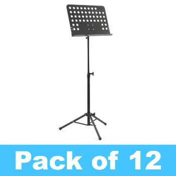 Tiger Pack of 12 Orchestral Music Stands - New Improved Design