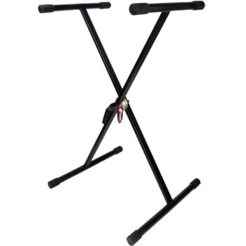 New for 2018 - Single Braced X-Frame Keyboard Stand