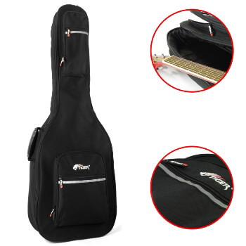 Tiger Acoustic Guitar Gig Bag - Padded Guitar Case