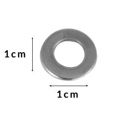 Silver Metal Washer - Spare Part