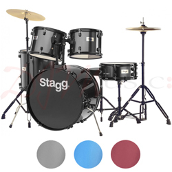 Stagg Drum Kit with Black Hardware