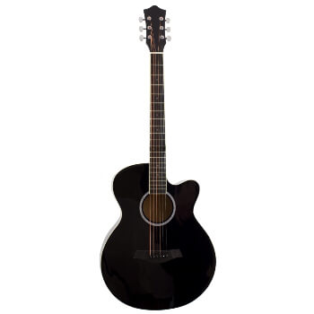 Black Electro Acoustic Guitar for Beginners