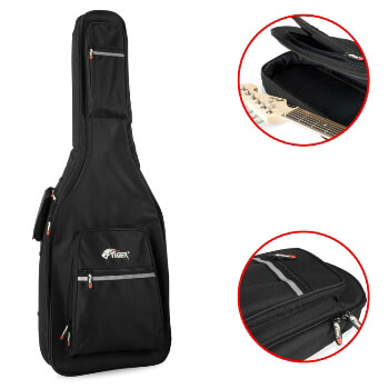 Tiger Electric Guitar Gig Bag - Padded Guitar Case
