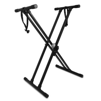 Mad About Keyboard Stand - Doubled Brace X Frame with Securing Straps