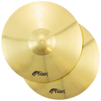 Tiger 14” Hi-Hats Pair – Ideal Replacement for Starter Drum Kits