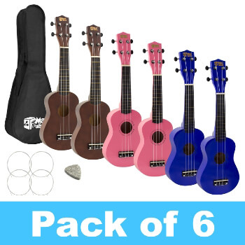 Mad About Soprano Ukulele for Beginners - 6 Pack