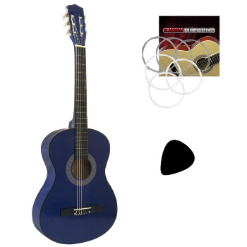 Tiger Childrens 3/4 Size Classical Guitar – Blue