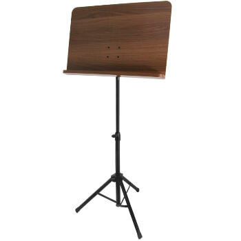 Wooden Music Stand -  Adjustable Orchestral Sheet Music Stand