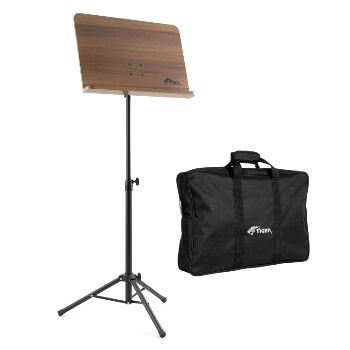 Tiger Wooden Top Orchestral Music Stand and Bag Pack
