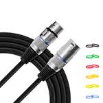 Tiger XLR Male to XLR Female Microphone Cable