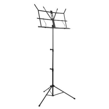 Folding Music Stand - Portable Sheet Music Stand in Black