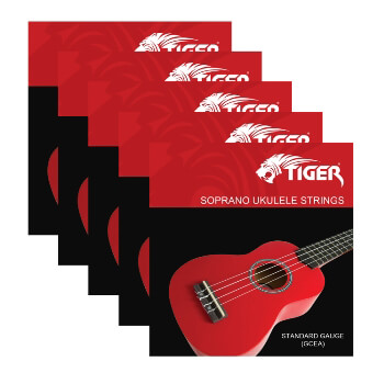 Tiger Soprano Ukulele Strings - Pack of 5