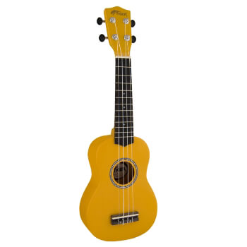 Tiger Soprano Ukulele for Beginners in Yellow