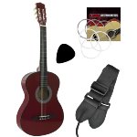 Tiger Childrens 3/4 Size Classical Guitar – Red