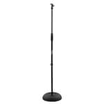 Tiger Microphone Stand with Round Base - Black