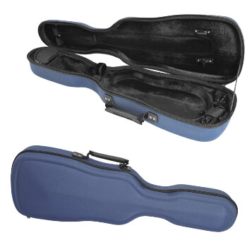 Theodore Lightweight Moulded Violin Cases - Blue